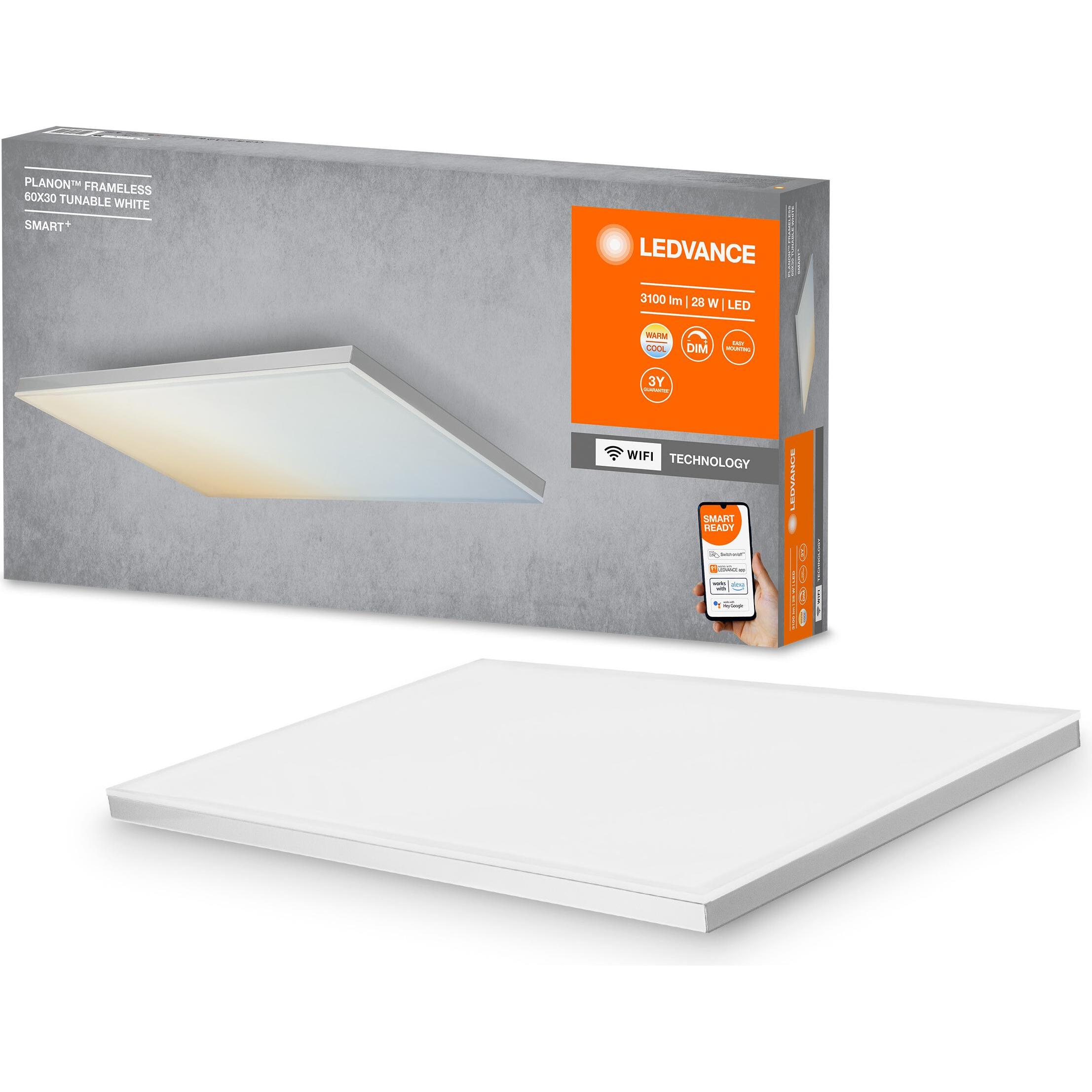 Thumbnail - Ledvance, Wandleuchte + Deckenleuchte, Smart+ Planon Frameless (2100 lm)