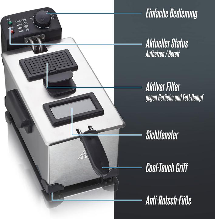 Produktbild Heinrich´s Öl-Fritteuse 3L