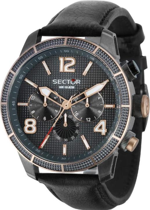 Sector R3251575013 Herren Chronograph 45mm 10ATM (Chronograph)