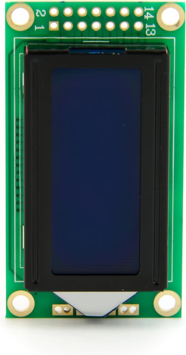 Produktbild Purecrea 8x2 Character LCD Display Blau 5V 0802