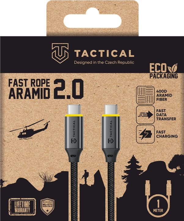Immagine prodotto Tactical Fast Rope Aramid 2.0 Cable USB-C/USB-C 1m (1 m, USB 2.0)