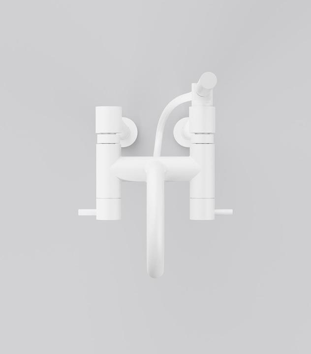 Actual product image Steinberg Series 100 bath faucet, freestanding, projection: 231mm