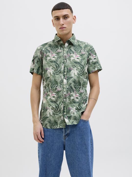 Produktbild Jack & Jones Jjhawaii Aop Shirt Ss Ln (XXL)