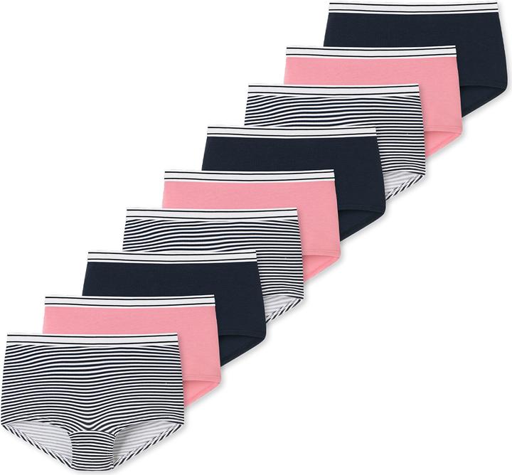 Immagine prodotto Schiesser 9 Pack di pantaloncini in cotone biologico 95/5 per ragazze adolescenti (164, confezione da 9)