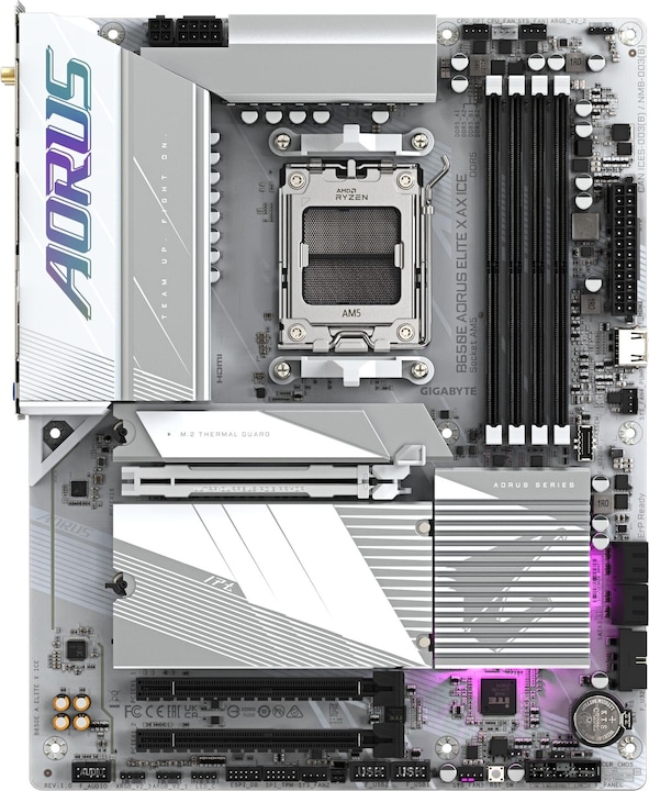 Produktbild Gigabyte B650E AORUS Elite X AX ICE (AM5, AMD B650E, ATX)