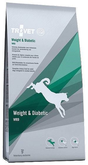 Produktbild Trovet Weight & Diabetic WRD su Huhn - Hundetrockenfutter - 12,5kg (Senior, 1 Stk., 12500 g)