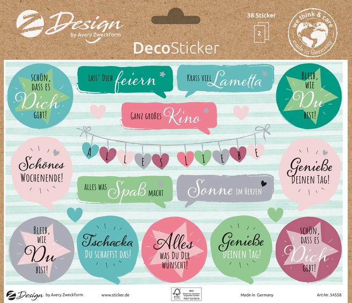 Produktbild Avery Deko Sticker