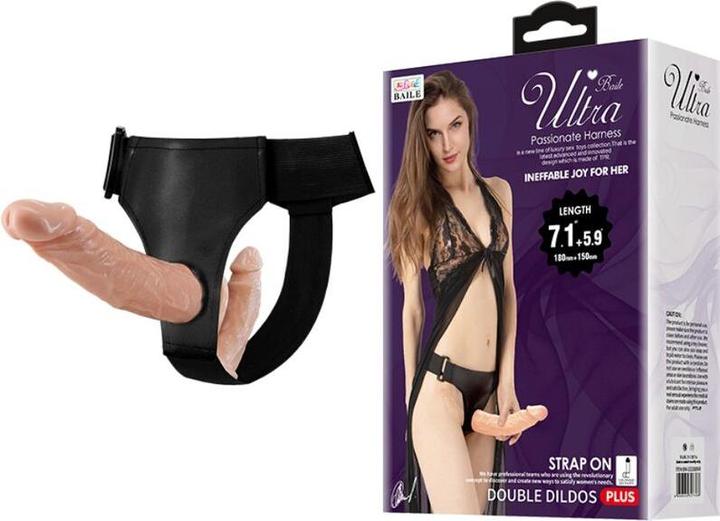 Produktbild Baile Ultra Passionate Harness Double Dildos With Harness