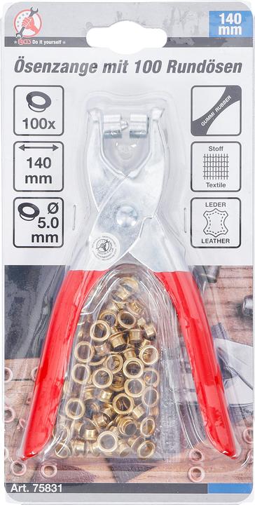 Immagine prodotto BGS Pinze per occhielli (140 mm)