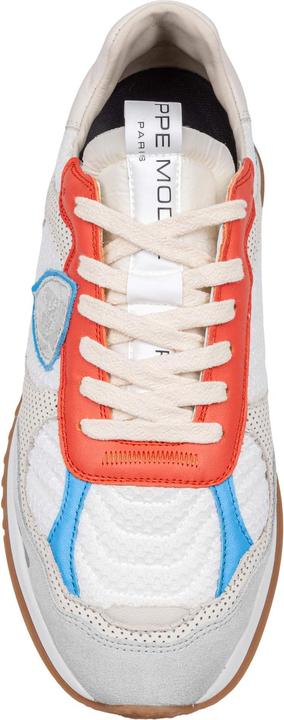 Produktbild Philippe Model olympique sneakers in leather and fabric color white, grey and orange (43)