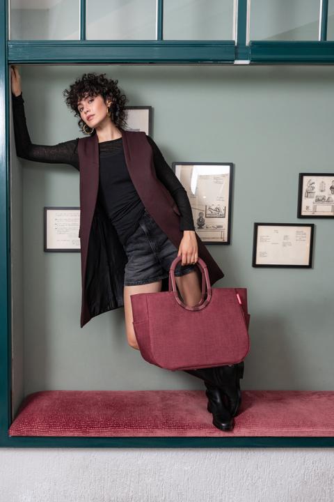 Actual product image reisenthel loopshopper L twist maroon