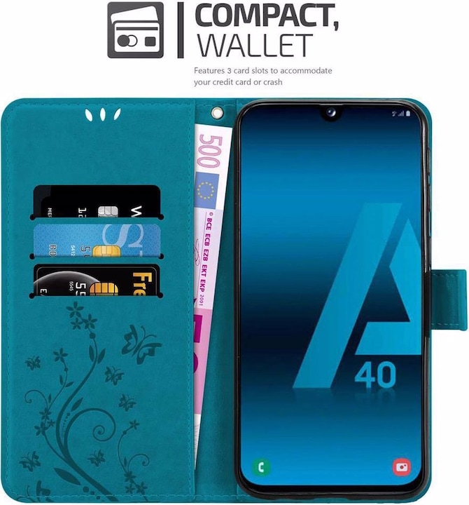 Produktbild Cadorabo Flower Book Cover (Samsung Galaxy A40)