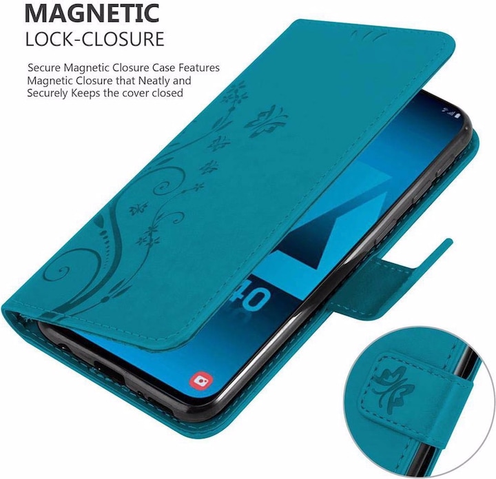 Produktbild Cadorabo Flower Book Cover (Samsung Galaxy A40)