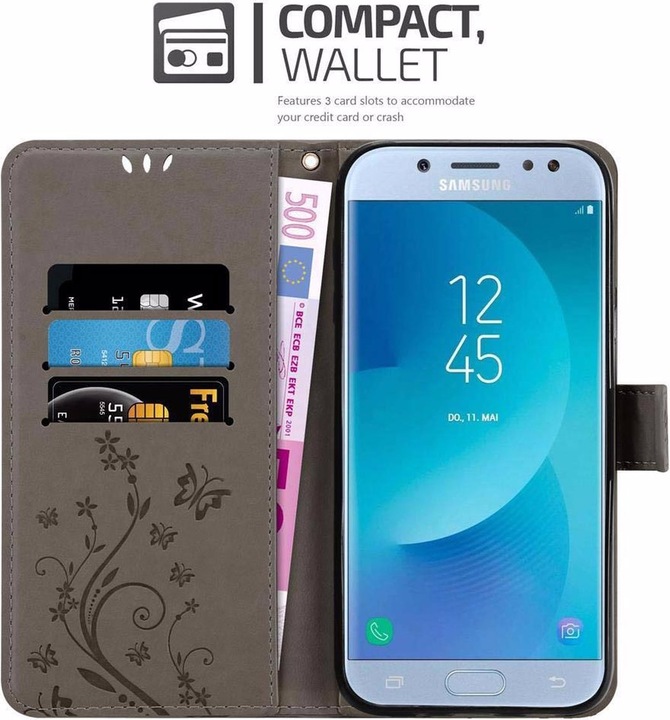 Produktbild Cadorabo Flower Book Cover (Samsung Galaxy J5 (2017))