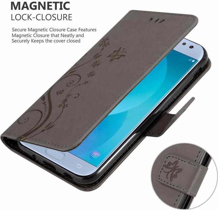 Image du produit Cadorabo Couverture du livre de fleurs (Samsung Galaxy J5 (2017))