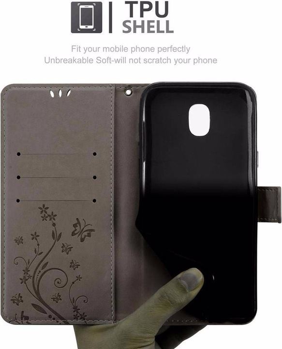 Produktbild Cadorabo Flower Book Cover (Samsung Galaxy J5 (2017))
