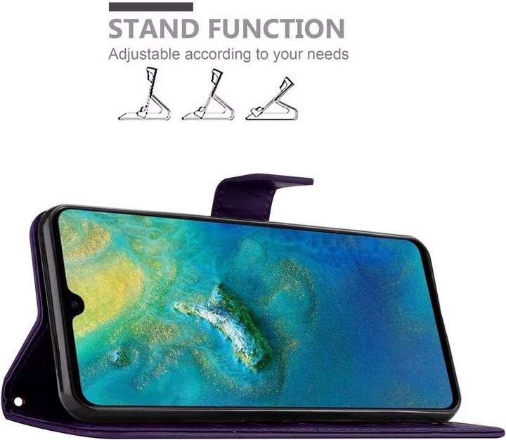 Produktbild Cadorabo Flower Book Cover (Huawei Mate 20)