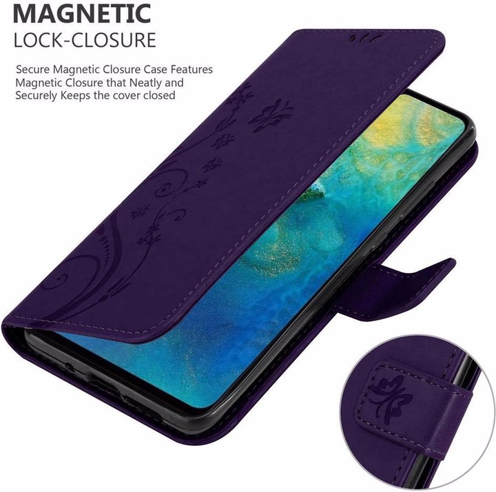 Produktbild Cadorabo Flower Book Cover (Huawei Mate 20)