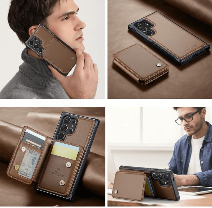 Produktbild Cover-Discount 2-in-1 Backcover mit Kreditkarten-Etui (Samsung Galaxy S24 Ultra)