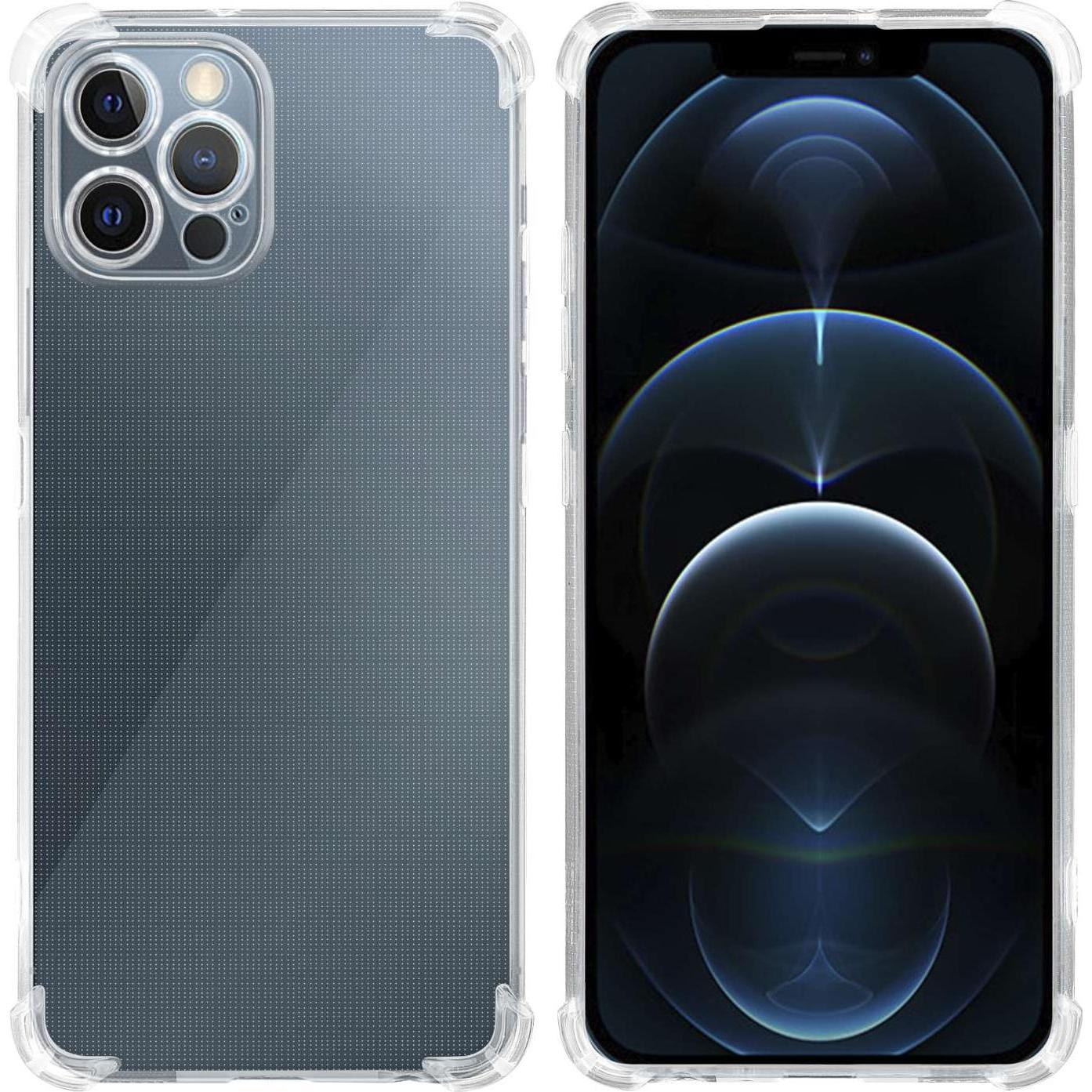 Cadorabo TPU Hülle für Apple iPhone 12 PRO Ultra Slim (Apple iPhone 12 Pro), Smartphone Hülle, Transparent
