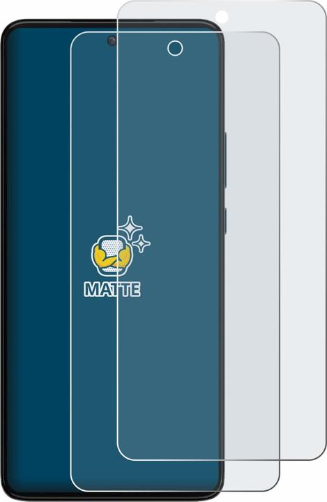 Actual product image BROTECT Anti-glare screen protector matt (2 Piece, Motorola Moto G84)