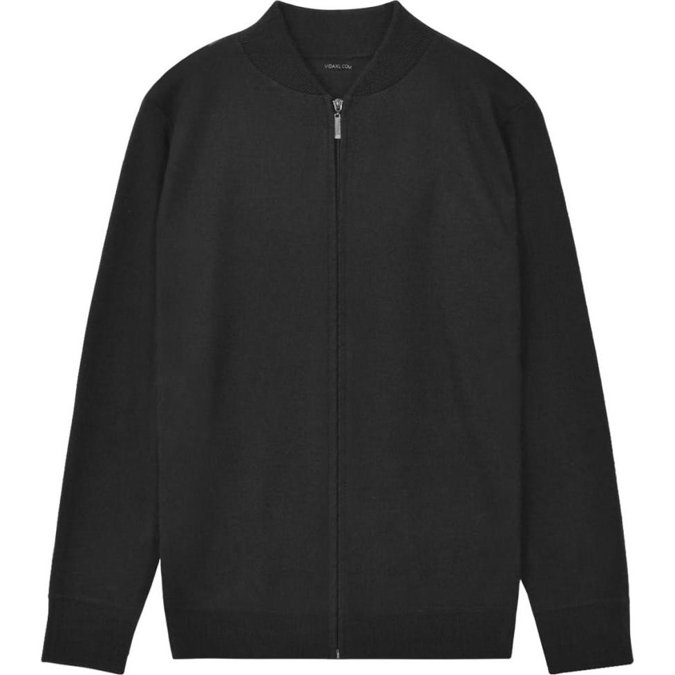 VidaXL, Herren, Pullover, Sina, Schwarz, (M)