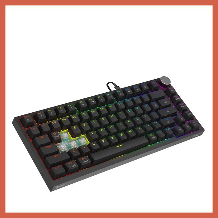Actual product image Savio ASTRAL BLACK JADE Tastatur Gaming USB QWERTY US International Schwarz (US, Cable)
