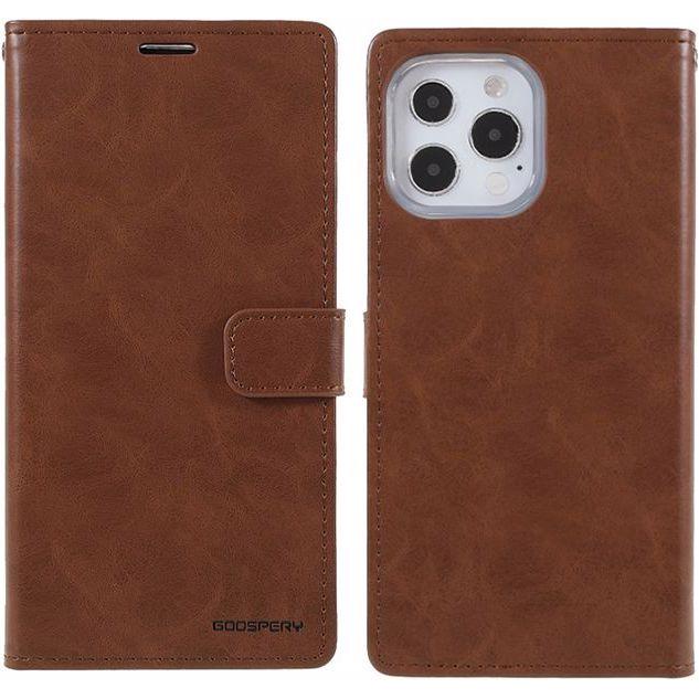 Thumbnail - Goospery Bluemoon Diary Series (Apple iPhone 13 Pro), Smartphone Hülle, Braun