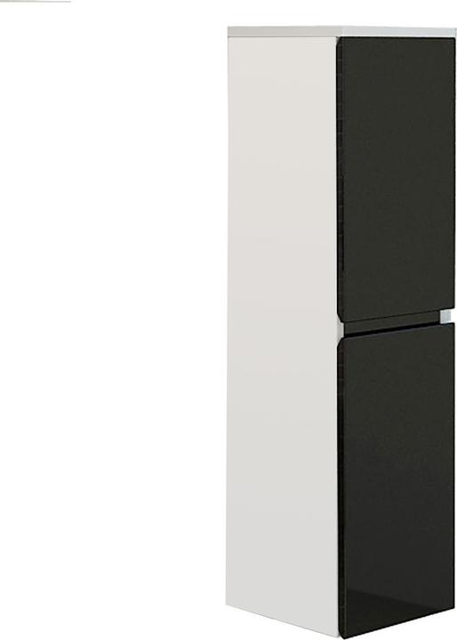 Produktbild Jet-Line Badschrank AIGER schwarz Badmöbel Hängeschrank Bad Schrank (110 x 30 x 30 cm)