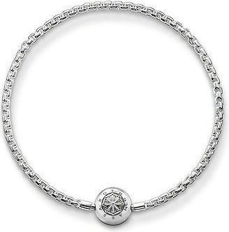 Actual product image Hermex charm bracelet silver plated - 19cm (19 cm, Metal alloy)