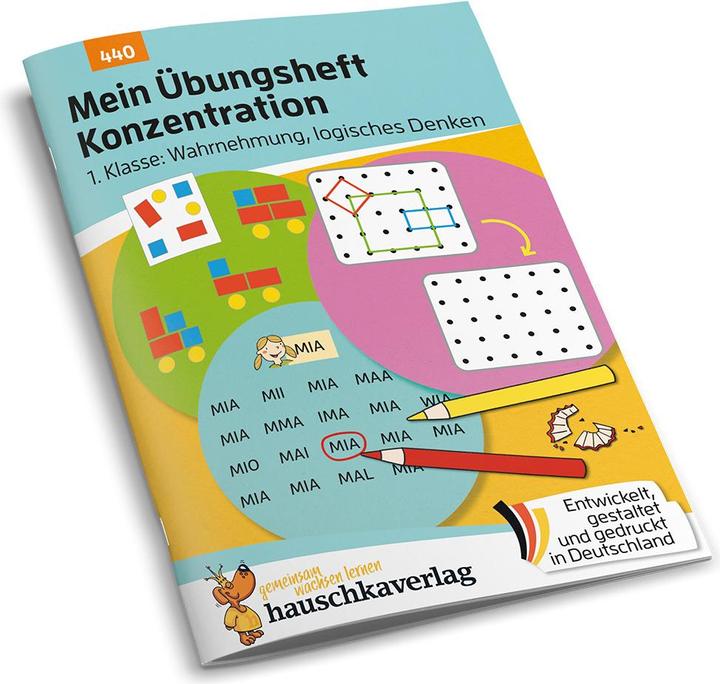 Image du produit Maier:Mon cahier d'exercices de concentration - 1 (Allemand, Maier, Ulrike, 2024)