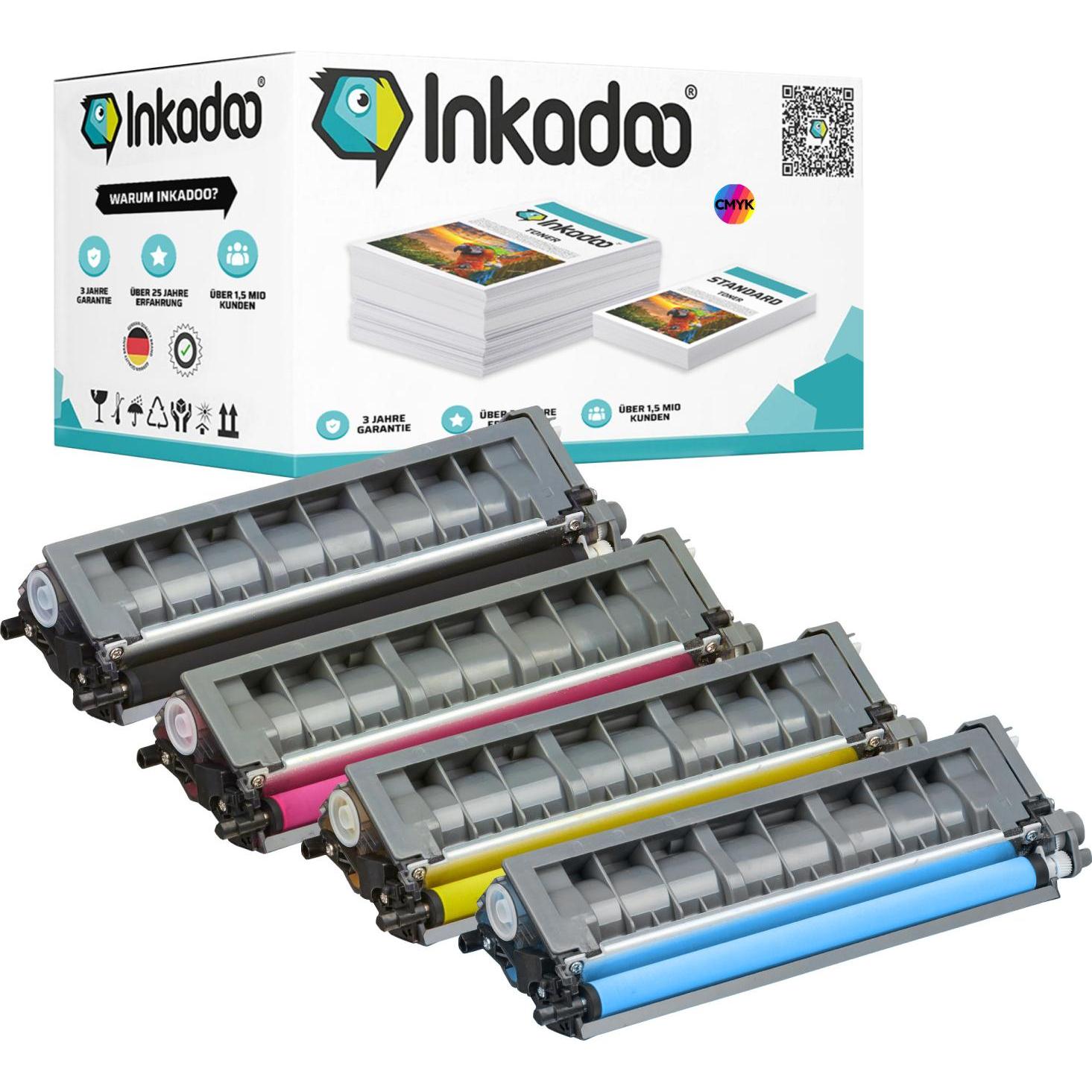 Inkadoo, Toner, Kompatibel Toner für Brother HL-L 8350 Series (M, Y, BK, C)