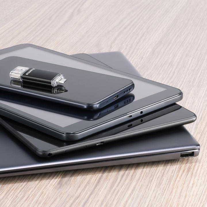 Produktbild Hama Laeta Twin (128 GB, USB-A)