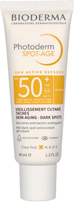 Actual product image Bioderma Photoderm Spot-Age (Sun cream face, SPF 50+, 40 ml)