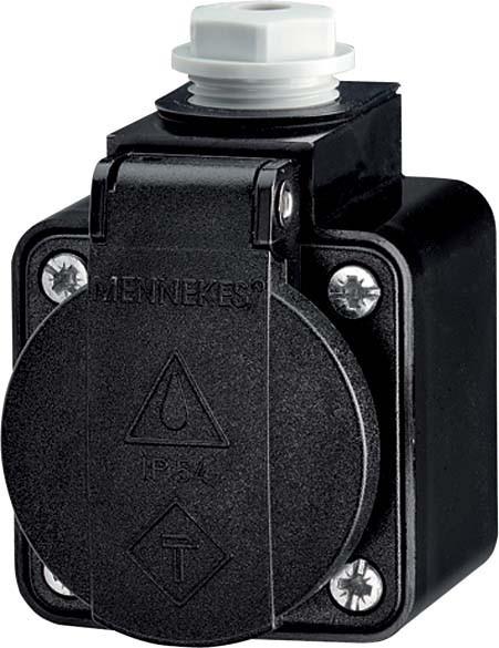 Mennekes MEN 10083 SCHUKO-Aufbausteckdose 16A