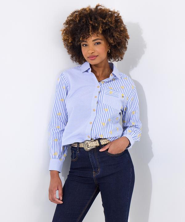 Produktbild Joe Browns Daisy Embroidered Stripe Shirt (46)