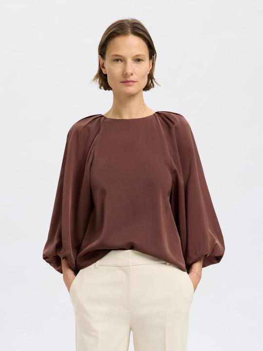 Immagine prodotto Selected Satin Bluse mit 3/4 Ärmeln (34)