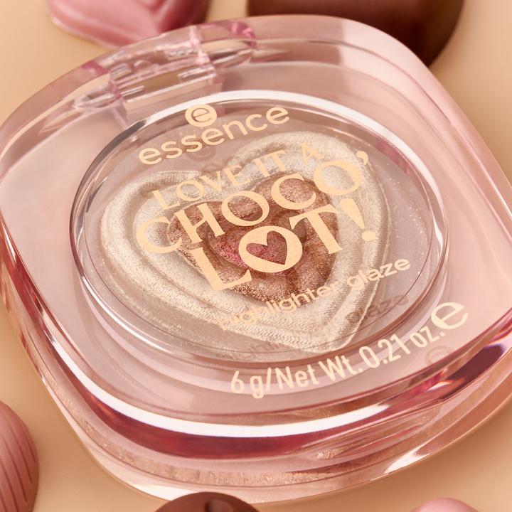 Image du produit essence Love it a choco'lot (1, Heartbeats & Choco Treats (Baisers au cœur et au chocolat), Highlighter, 6 g)