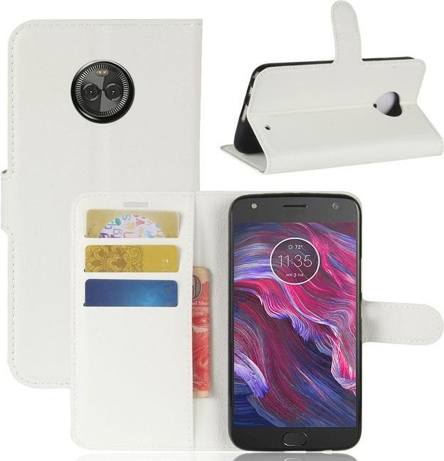 Produktbild MU Classic Klassische Leder Hülle mit Litchitextur (Motorola Moto X4)