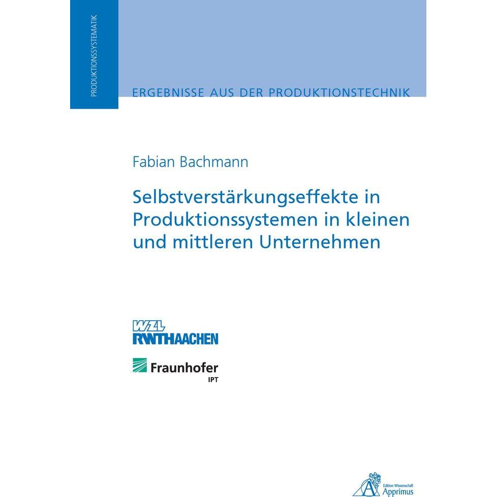 Selbstverstärkungseffekte in Produktionssystemen in kleinen und mittleren Unternehmen, Fachbücher von Fabian Bachmann