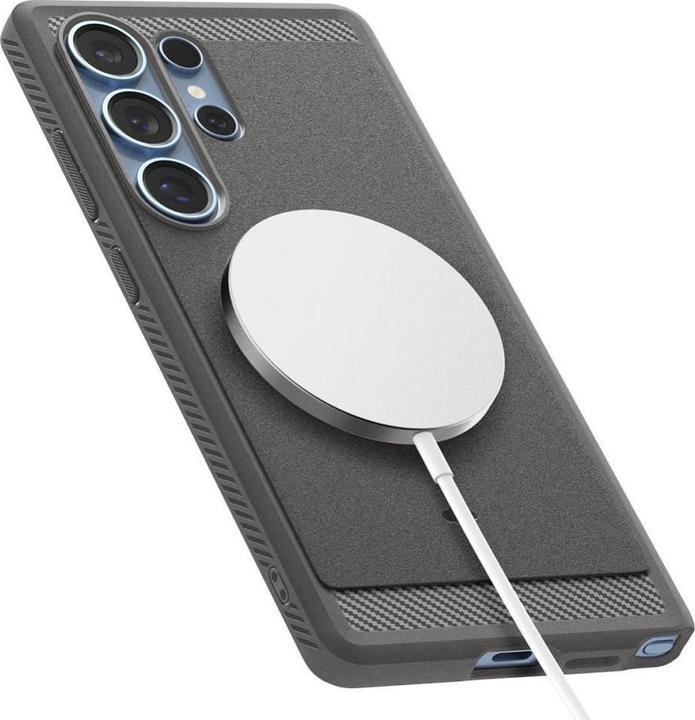 Image du produit Spigen Rugged Armor Mag MagSafe Hülle für Samsung Galaxy S25 – grau (Samsung Galaxy S25 Ultra)