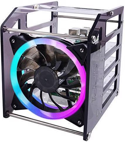 Produktbild GeeekPi Rack Tower, 4-Layer Gehäuse für Raspberry Pi Cluster
