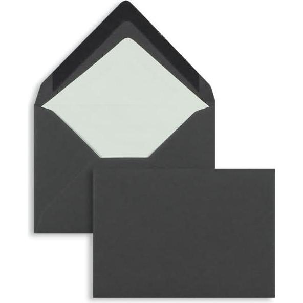 Blanke, Briefumschlag, Briefumschläge 81x114mm (DIN C7) 100g/qm gummiert VE=100 Stück schiefer (100 x)