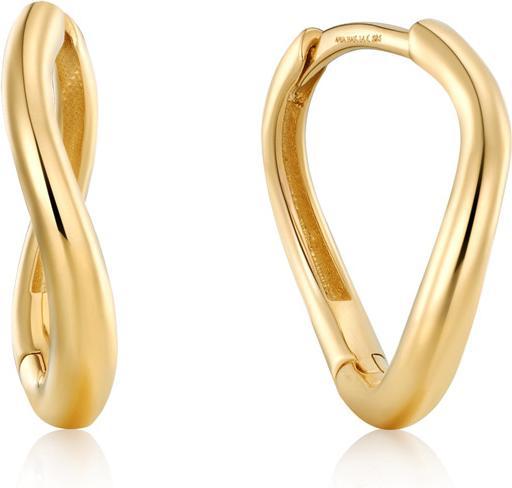 Image du produit Ania Haie Boucles d'oreilles Huggie en or 14ct (Or 14k)