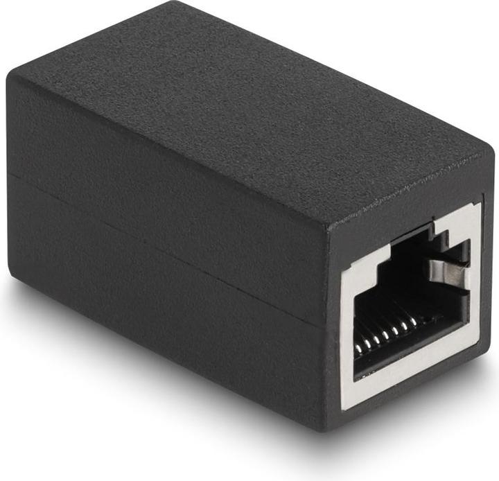 Produktbild Delock Adapter RJ45 Buchse zu RJ45 Buchse Cat.6 schwarz (Netzwerk Kupplung)