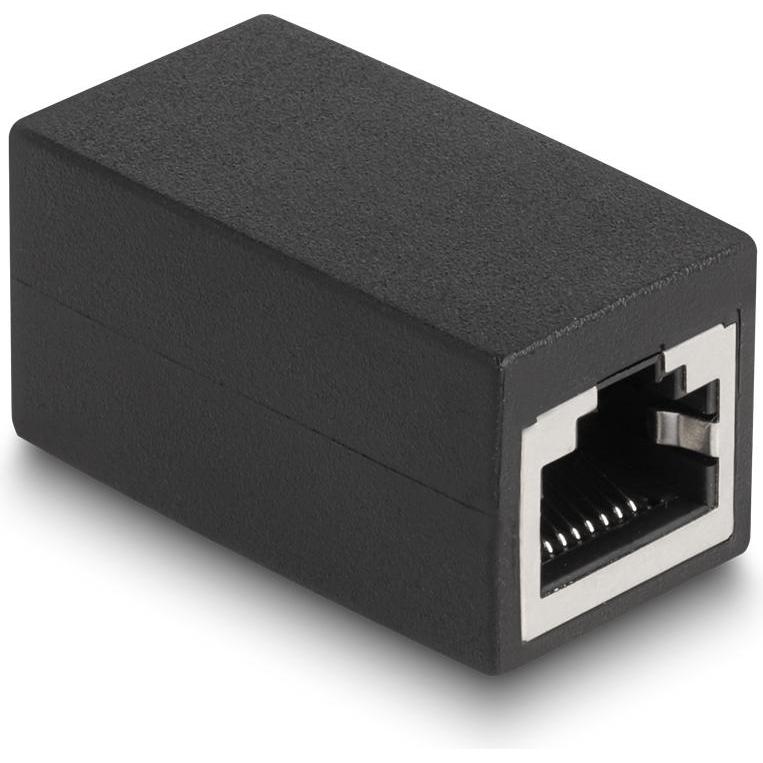Thumbnail - Delock Adapter RJ45 Buchse zu RJ45 Buchse Cat.6 schwarz (Netzwerk Kupplung), Netzwerk Zubehör
