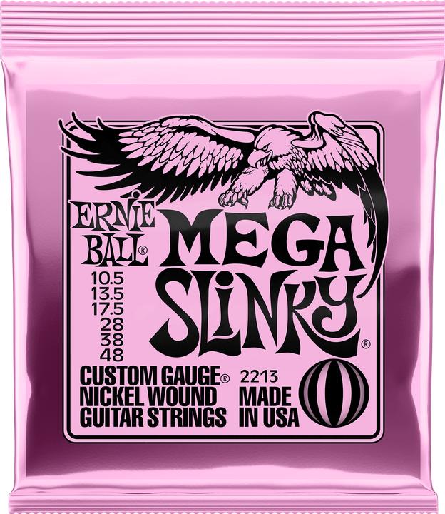 Ernie Ball Mega Slinky (6 x, E-Gitarre, 0.05")