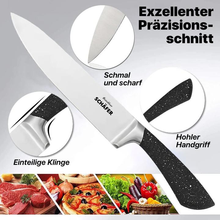 Produktbild Schäfer IT-Systems Messer Set Messerblock Kochmesser-Set