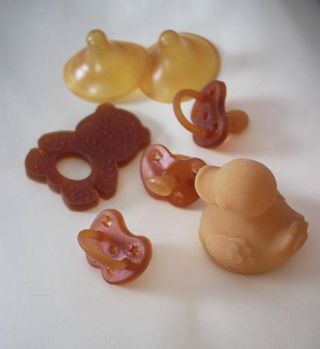 Actual product image Hevea Nursing cap, natural rubber (One size)