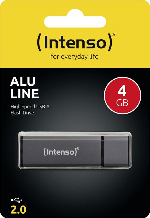 Productafbeelding Intenso Alu Lijn (4 GB, USB-A)